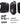 3 pcs Bash Plate Black Suits Toyota Hilux 2015-2022