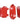 3 pcs Bash Plate Red Suits Toyota Hilux 2015-2022