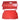 2 pcs Red Bash Plate Suitable For Mitsubishi Pajero NS NT NW NX Underbody Guard 2006-2022 (Online Only) - OZI4X4 PTY LTD