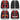 Half Smoked LED Tail Lights Pair Suits Toyota Hilux SR & SR5 2012-2015